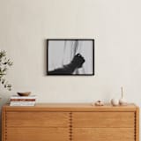 "Let the light in" - Art Print in Black and white by Catherine Culvenor - In a Room