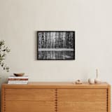 "Hazy Mirror" - Art Print in Black & White by Tania Medeiros - In a Room