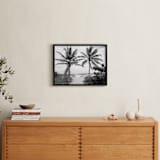 "Coconut gate" - Art Print in black by Eliane Lamb - In a Room