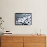 "White Blanketed Hills" - Art Print in Snow White by Ying C. - In a Room