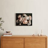 "Popping Peonies" - Art Print in Blush by Rachel Nelson - In a Room