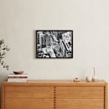 "Hustle and Bustle" - Art Print in Concrete by Mike Sunu - In a Room