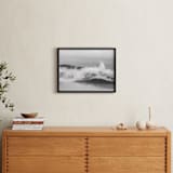 "Misty Eye of the Mountain" - Art Print in Fog by Jennifer Bush - In a Room