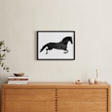 "Pure Energy" - Art Print in Black by Irene Suchocki - In a Room