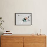 "verse" - Art Print in Linen by Kelly Ventura - In a Room