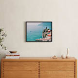 "Aquamarine" - Art Print in Mediterranean Blue by Lindsay Ferraris Photography - In a Room