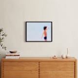 "Sdot Yam beach" - Art Print in Light Blue by Tal Paz-Fridman - In a Room