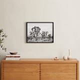 "Joshua Tree" - Art Print in joshua tree gray by Kristi Jackson - In a Room