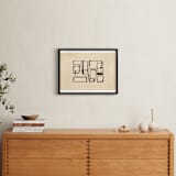 "Abtangular" - Art Print in Deep Ink by Sydney Newsom - In a Room