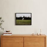 "Unicorn Pony" - Art Print in Grass by Meghan Benge - In a Room