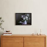 "Still life with white peonies" - Art Print in green and white by Elizabeth Pyle - In a Room
