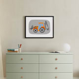 "Little Digger" - Art Print in sunset by Rebecca Marchese - In a Room