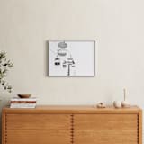 "Ride In The Sky" - Art Print in Silver by PHEP Design Studio - In a Room