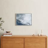 "Iron Sky" - Art Print in Iron grey/blue by Teodora Guererra - In a Room