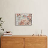 "Scales" - Art Print in Salmon by Annie Montgomery - In a Room