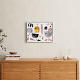 "Boats on a river" - Art Print in light and fun by Susanne Kasielke - In a Room