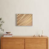 "Go with the flow" - Art Print in Natural by Loree Mayer - In a Room