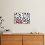 "Buntings" - Art Print in Carnival Red by KareneIsabelle - In a Room