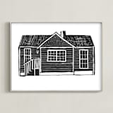 "Home Study 1" - Art Print in Ink by Akweley Creative - Framed