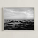 "Lost At Sea" - Art Print in black and White by Cade Cahalan - Framed