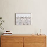 "Facade" - Art Print in Monochrome by Olivia Kanaley Inman - In a Room