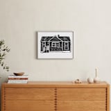 "Home Study 1" - Art Print in Ink by Akweley Creative - In a Room