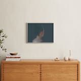 "Poise" - Art Print in Prussian blue by Maja Cunningham - In a Room