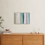 "Grace" - Art Print in Teal by Artsy Canvas Girl Designs - In a Room