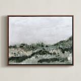 "Reverie" - Art Print in Moss by Maja Cunningham - Framed Canvas