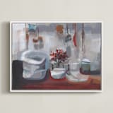 "Let Go of the Recipe" - Art Print in Copper by Khara Ledonne - Framed Canvas