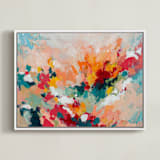 "Dreaming of You" - Art Print in Cherry by Svitlana Martynjuk - Framed Canvas