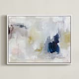 "By Chance" - Art Print in Cloud by Nicoletta Savod - Framed Canvas