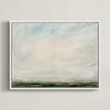 "Everglade" - Art Print in Evergreen by Lindsay Megahed - Framed Canvas