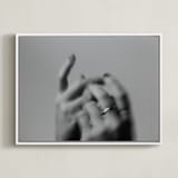 "Desire II" - Art Print in Black and white by Danielle LaRose - Framed Canvas