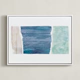 "From Sea to Shining Sea" - Art Print in Sea by Hooray Creative - Framed Canvas
