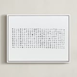 "All of the Things" - Art Print in Storm by Stephanie Nowotarski - Framed Canvas