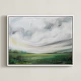 "Mornings Away" - Art Print in Mornings Away by Emily Jeffords - Framed Canvas