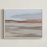 "Blushing Expanse" - Art Print in Expanse by Kati Ramer - Framed Canvas