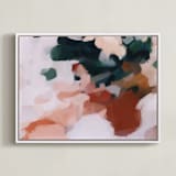 "Otonio" - Art Print in Burnt Umber by Parima Studio - Framed Canvas