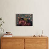 "A Good Book" - Art Print in Rose by Wendy Keller - In a Room