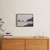 "It's Always Raining Here" - Art Print in Grey by Maja Cunningham - In a Room