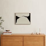 "Echoes of Form" - Art Print in Obsidian Soil by Tania Medeiros - In a Room