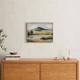 "Blue Mountain" - Art Print in Slate Teal by Corrina Reid - In a Room