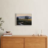 "Peekaboo Stream" - Art Print in Meadow Green by Rachel Nelson - In a Room