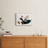 "I Wandered in the Forest" - Art Print in Forest Green by Sarah McInroe - In a Room