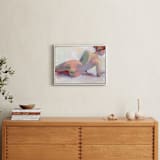 "Sunbather" - Art Print in Lilac by sue prue - In a Room
