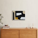 "Beyond Tomorrow" - Art Print in Mustard and Black by Ilana Greenberg - In a Room