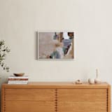 "Desert Sun" - Art Print in Sand by Jen Florentine - In a Room