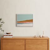 "Sand Dunes" - Art Print in orangish brown by Caryn Owen - In a Room