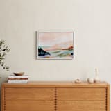 "Sandstone Cliffs" - Art Print in Blush by Kayla King - In a Room